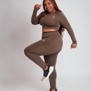 Coffee brown elegance confident wear